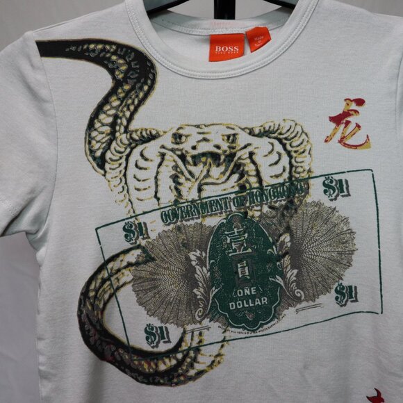 Boys Hugo Boss Snake T-shirt Size Small - Picture 2 of 8